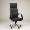 Ozlo Premium PU Leather Chair in Black – High-end executive office seating